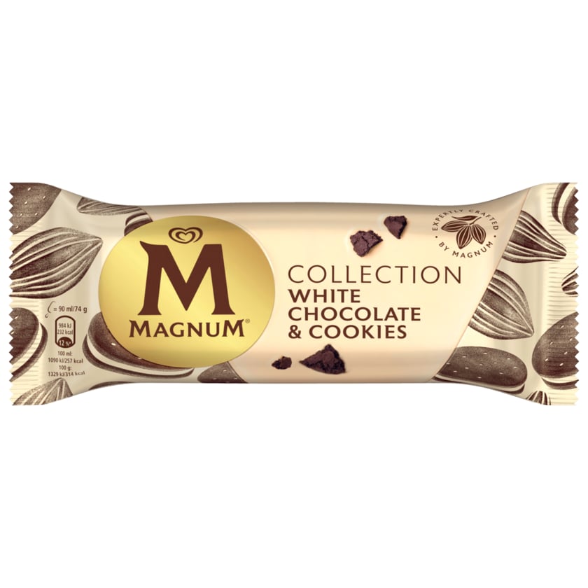 Magnum White Chocolate & Cookies Eis 90 ml